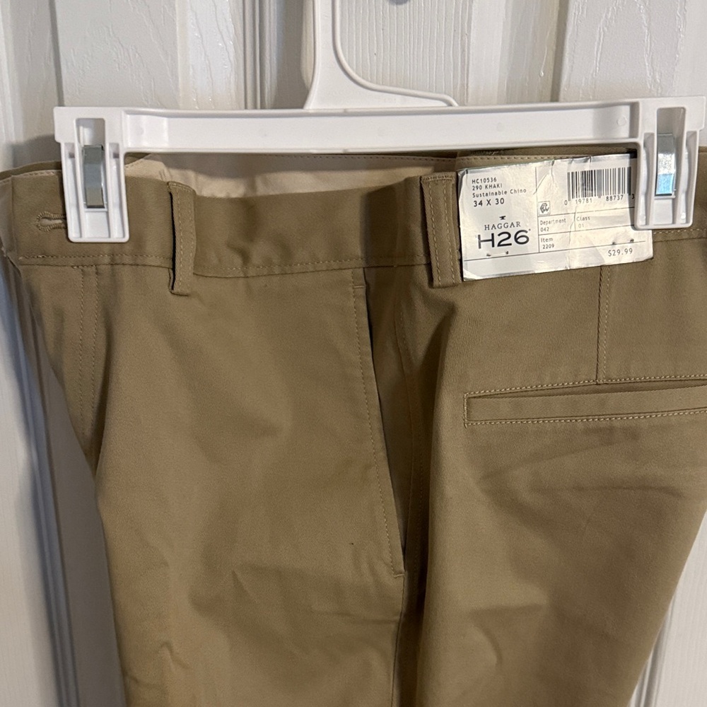 Haggar Men's Khaki Chinos